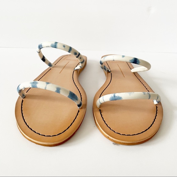 Dolce Vita Darla Slide Sandal Tie Dye Blue Size 10 - Picture 2 of 7